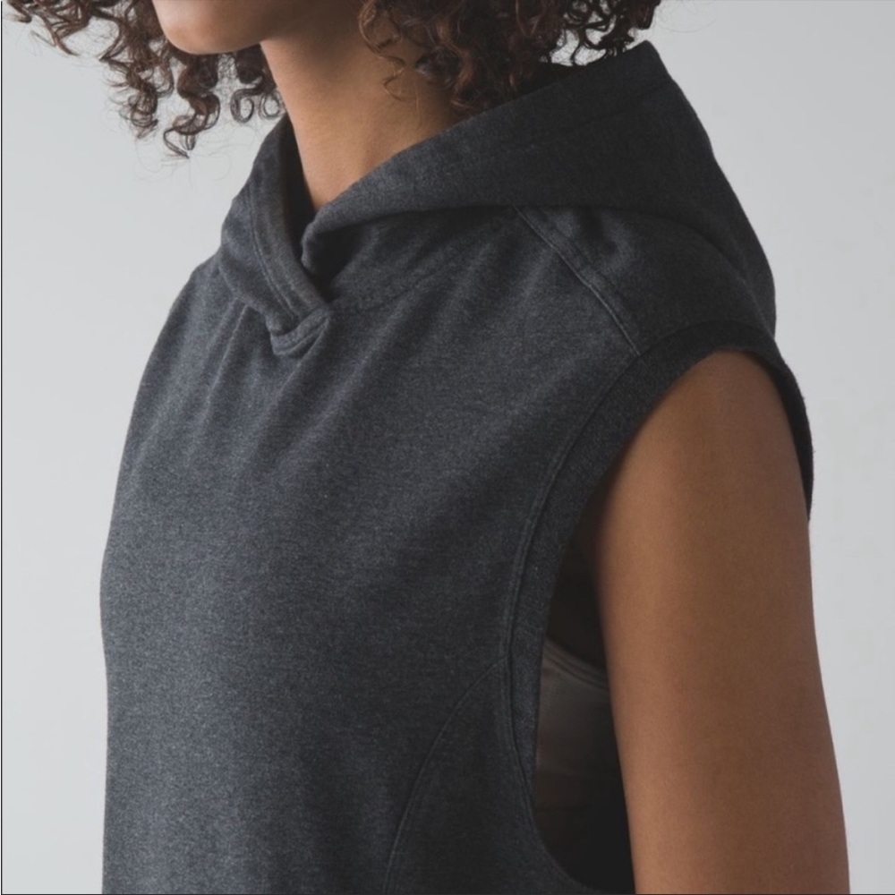 lululemon blissed out sleeveless hoodie